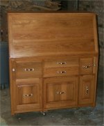 Secretary Style Computer Desk